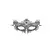OUCH! Queen Black Lace Mask - Elegant Lightweight Venetian Style