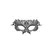 OUCH! Princess Royal Black Lace Mask - Lightweight Laser-Cut Design