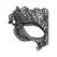 OUCH! Princess Royal Black Lace Mask - Lightweight Laser-Cut Design