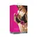 OUCH! Plush Leather Ankle Cuffs with Adjustable Strap and Furry Lining