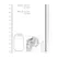 Man|Cage Model 25 Intimate Control Device 9 cm Transparent Polycarbonate