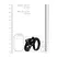 ManCage Model 25 Chastity System 3.5'' (9 cm) Black Polycarbonate