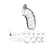 Man|Cage Model 04 Intimate Restraint Device 11.5 cm Polycarbonate Black