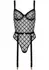 Body BD105 by Body - Elegant Mesh Bodysuit with Removable Suspender Belt