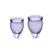 Feel Confident Menstrual Cup Set - Medical Silicone, 2 Sizes, 15/20 ml
