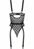 Body BD105 by Body - Elegant Mesh Bodysuit with Removable Suspender Belt