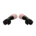 Fist It Short Latex Gloves Unisex Ultra-Thin Protective Black S/M