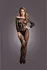Shots OUCH! Off-Shoulder Lace & Fishnet Bodystocking OS Black