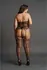 Passion Strappy Halter Bodystocking Plus Size XXL-5XL, Open Cup Design