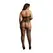 Passion Strappy Halter Bodystocking Plus Size XXL-5XL, Open Cup Design