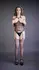 Leg Avenue Strappy Suspender Bodystocking One Size S-XL Black