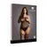 Sensualle Plus Size Strapless Bodysuit with Attached Stockings XXL-5XL