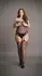 Sensualle Plus Size Strapless Bodysuit with Attached Stockings XXL-5XL