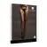 Shots Shredded Suspender Pantyhose Black One Size with Fishnet Design