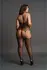 Leg Avenue Plus Size Fishnet Bodystocking with Choker and Garter Straps