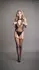 Shots Contrast Suspender Bodystocking Fishnet & Fence Net One Size