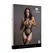 Shots Contrast Suspender Bodystocking Fishnet & Fence Net One Size
