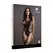 Shots Bodystocking Fence Suspender Net Pattern One Size S-XL Black