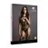 Obsessive High Neck Bodystocking Fishnet Pattern One Size Black
