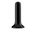 Chrystalino Thumby Black Glass Model with 10-Speed Vibration & Suction Cup