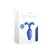 Expert Glass - Premium Borosilicate Anal Wand, Transparent, Medium