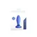 FOLLOWER Borosilicate Glass Anal Plug - Handcrafted, Clear, Compact Size