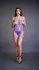 Passion Open-Cup Fishnet Bodysuit with Strappy Neckline, One Size