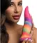 XR Brands Unicorn Tongue Silicone Glow Rainbow 18cm Intimate Device
