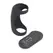 XR Brands G-Shaft Silicone Ring with Remote Control, Waterproof, Black