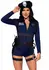 Flirty Cop Romper Costume Set Dark Blue with Accessories M