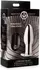 XR Brands Chrome Blast Small Metal Plug Rechargeable Vibrating Remote
