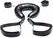 XR Brands Padded Thigh Strap & Adjustable Wrist Cuffs Set, Black