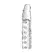 XR Brands Master Series Intimate Extension Sleeve 19 cm Transparent