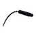 XR Brands Dark Rod Black Vibrating Beaded Silicone Urethral Device 24cm
