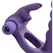 XR Brands Double Delight Rabbit Ring Vibrating System Purple Silicone