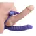 XR Brands Double Delight Rabbit Ring Vibrating System Purple Silicone