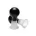 Size Matters See-Thru Nipple Enhancement System Clear/Black 2.5in