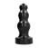 All Black Model 15 Intimate Silicone Plug 38 cm - Large Anatomical Design