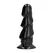 All Black Model 5530 Multi-Ring Intimate Silicone Device 17 cm Black