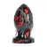All Black 0719 Intimate Plug 12 cm - Deep Groove, Smooth Texture, Black