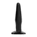 All Black AB68 Compact Intimate Plug 12 cm Space Shuttle Shape