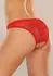 Seven 'til Midnight Just A Rumor Lace Mesh Panty One Size Black