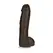 Doc Johnson Bam Silicone Intimate Model 34 cm Black with Suction Base