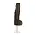 Doc Johnson Bam Silicone Intimate Model 34 cm Black with Suction Base