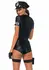 Leg Avenue Flirty Five-0 Cop Romper Costume with Badge & Hat, M