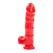 Doc Johnson Jelly Jewels Intimate Device with Suction Cup 15cm Ruby