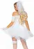 Leg Avenue Blushing Bride Dress 4-Piece Costume Set White M/L