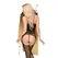 Penthouse Hot Nightfall Bodystocking Plus Size Black Elegant Mesh