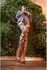 Kix'ies Alex Thigh-High Stockings B Size Camouflage Pattern