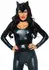 Feline Femme Fatale костюм на котка, кетсют с опашка и уши, черен, L